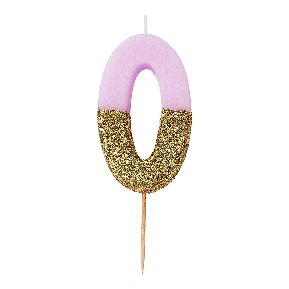 Birthdays Glitter Number Candle (0 - 9) - Pink – PIP SQUEAK CH
